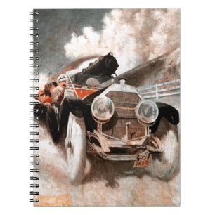 Car vs Train by William Harnden Foster Notebook