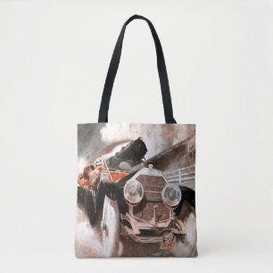 Car vs Train by William Harnden Foster Tote Bag