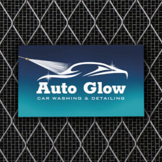 Car Wash Auto Detailing Mobile Automotive Cleaning Business Card