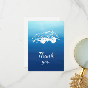 Car Wash Detailer Service Auto Thank You Card