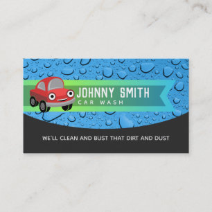 Car Wash Slogans Business Card