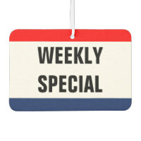 Car weekly special Promo Signage Customize it