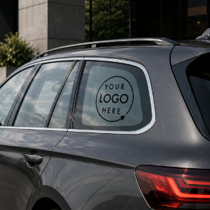 Car Window Cling Custom Business Logo Decal
