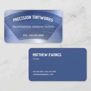 Car Window Tint Business Card