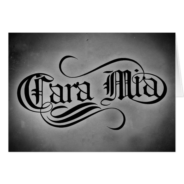 Cara Mia (mes aimés) (Devant horizontal)