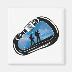 Carabiner Hiking Climbing Bouldering Outdoors Magnet