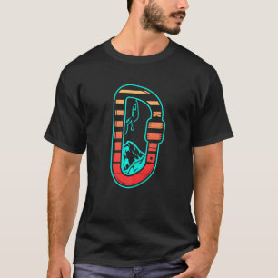 Carabiner Rock Climber Mountain Climbing Boulderin T-Shirt