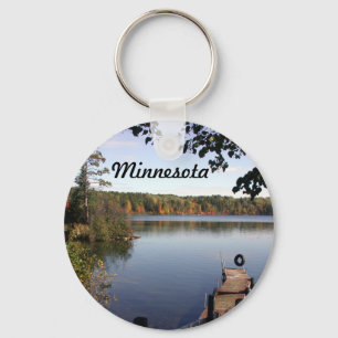 Carabou lake MN Keychain