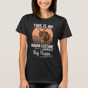 Caracal Cat Meme Human Costume I'm Really Big Flop T-Shirt