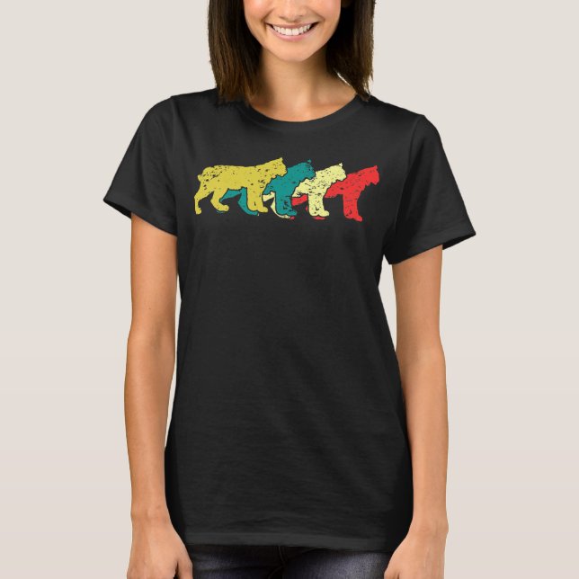 Caracal Cat Shadowed Wild Cat Caracal Lover Lynx T-Shirt (Front)