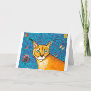 Caracal Greeting Card