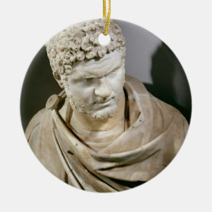 Caracalla, Roman marble cuirassed bust, 212-217 AD Ceramic Ornament