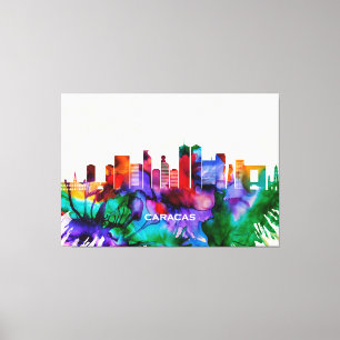 Caracas Skyline Canvas Print