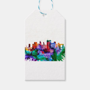 Caracas Skyline Gift Tags