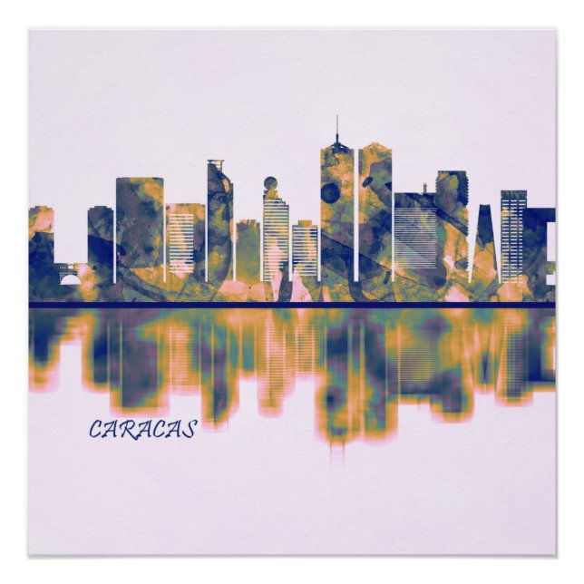 Caracas Skyline Poster (Front)