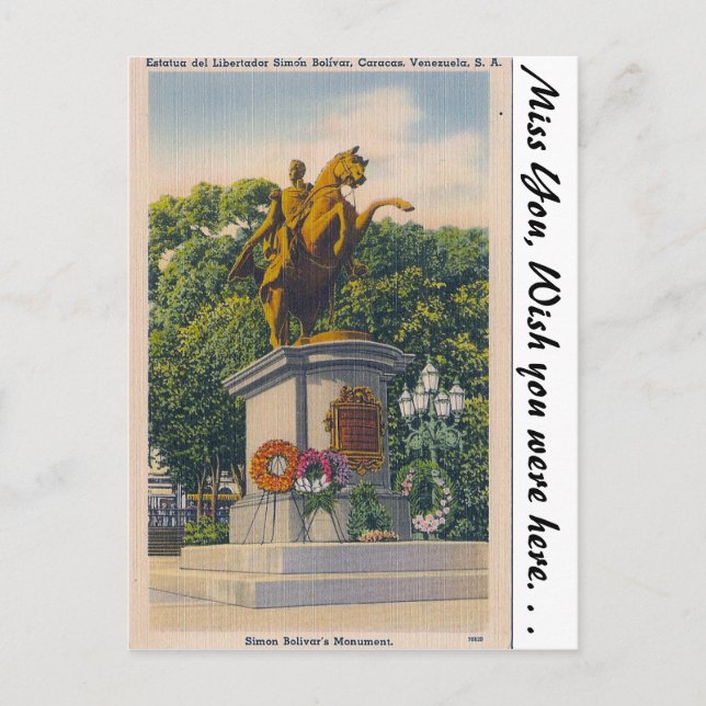 Caracas, Venezuela Postcard (Front)