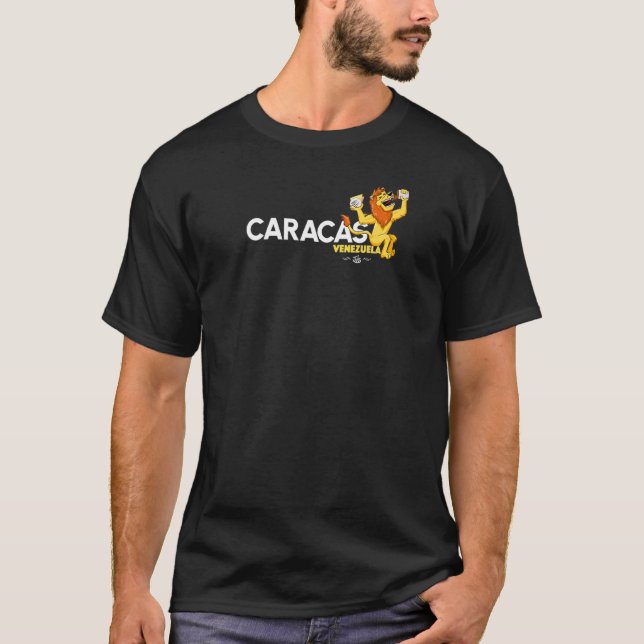 Caracas Venezuela Y Su León T-Shirt (Front)