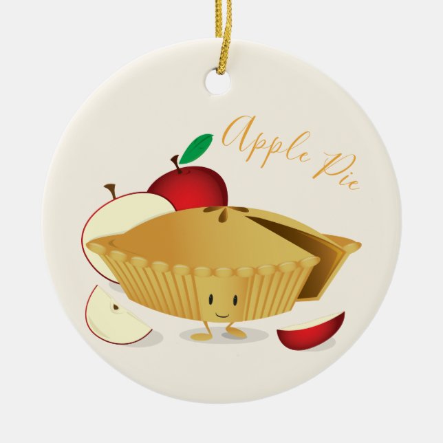 Caractère à tarte Apple | Ornement (Devant)