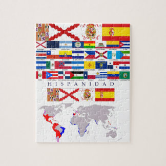 CARACTÈRE ESPAGNOL origine avec carte. Puzzle