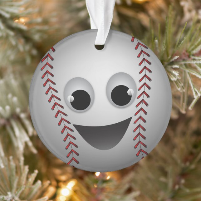 Caractère graphique de baseball souriant (Arbre)