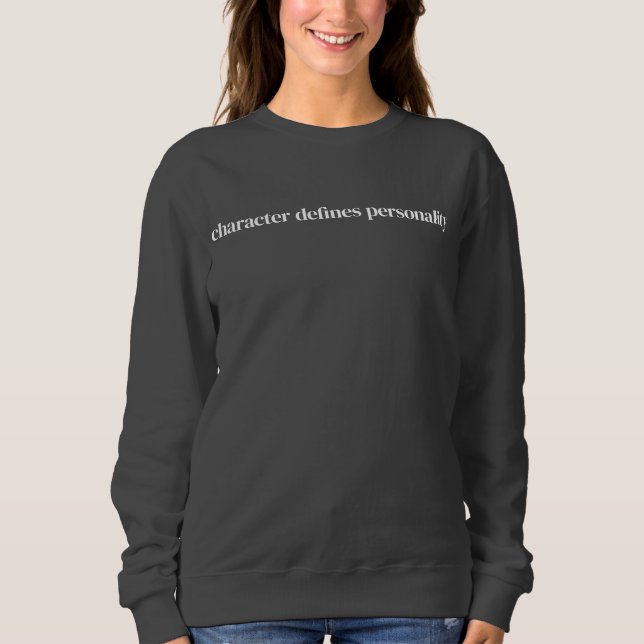 Caractère Sweatshirt de base des femmes (Devant)
