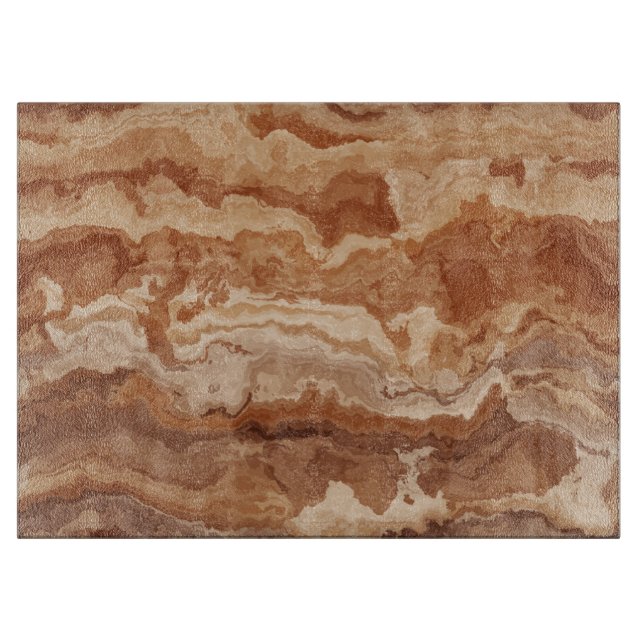 Caramel Agate  Cutting Board (Front)