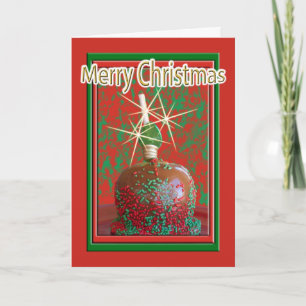 Caramel Apple Photograph Holiday Card