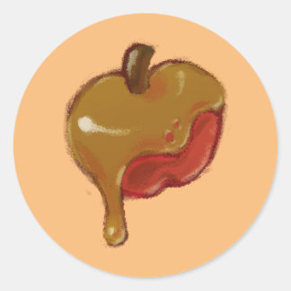 Caramel Apple Sticker
