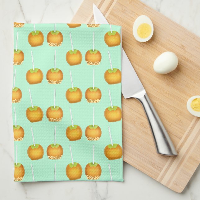 Caramel Apples Kitchen Towel (Quarter Fold)