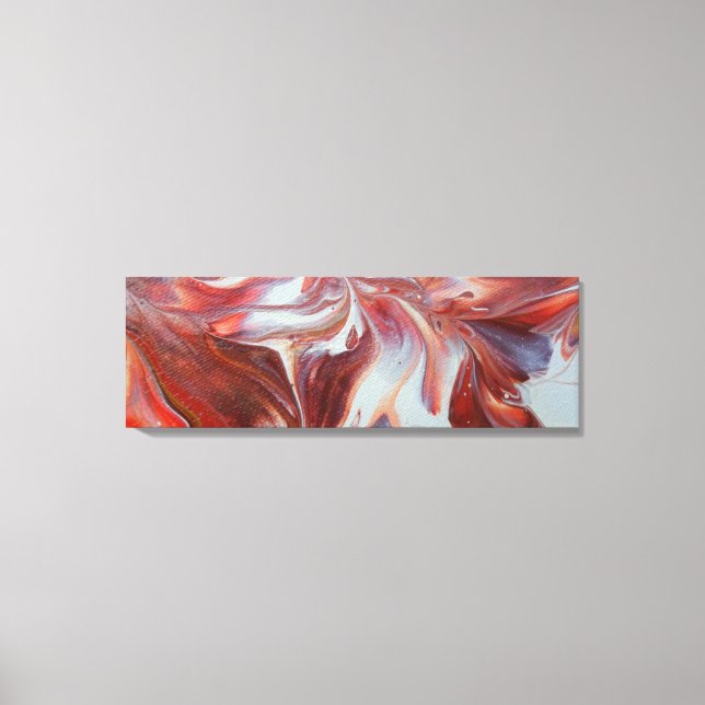 Caramel Bonbon sur une toile fendue 36x12 (Recto)