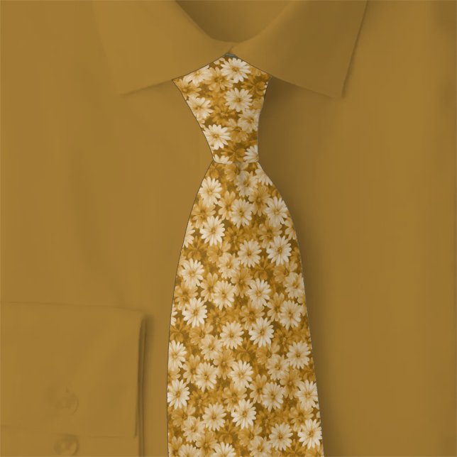 Caramel Daisies Tie (Creator Uploaded)