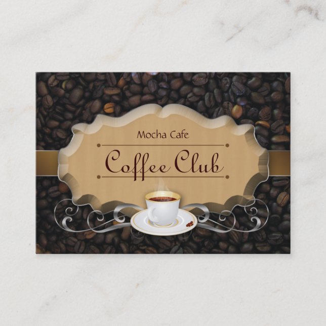 Caramel de n Latte d'haricots de carte perforée de (Devant)