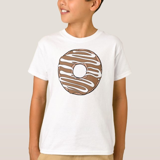 Caramel Doughnut, Doughnut, Glaze, Icing, Frosting T-Shirt (Front)