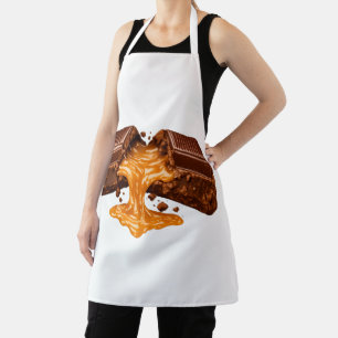 Caramel Drip Chocolate Apron