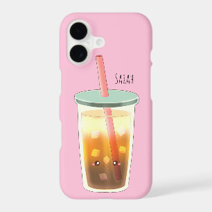 Caramel Iced Coffee With Cream Foam Magnet