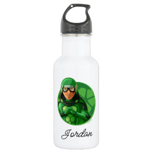 Carapace Green Badge 532 Ml Water Bottle