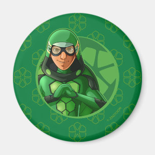 Carapace Green Badge Magnet