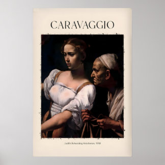 Caravaggio Art Print - Judith Beheading Holofernes
