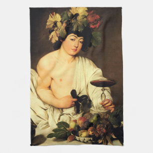 Caravaggio Bacchus Kitchen Towel