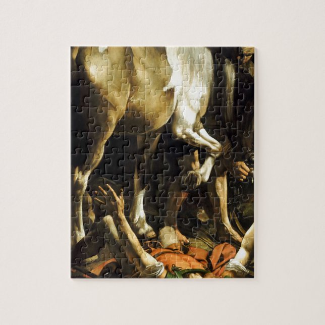 Caravaggio - Conversion on the Way to Damascus Jigsaw Puzzle (Vertical)