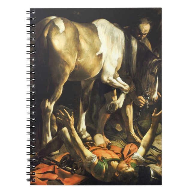 Caravaggio Conversion Way To Damascus Of St Paul Notebook (Front)