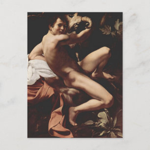 Caravaggio- John the Baptist Postcard