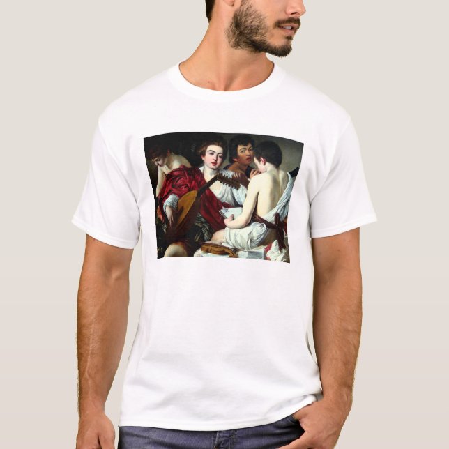 Caravaggio le T-shirt de musiciens (Devant)