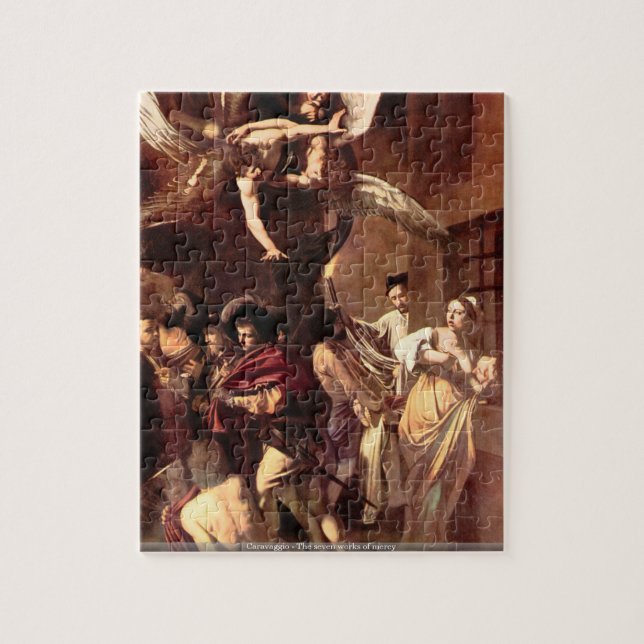Caravaggio - les sept travaux du puzzle de pitié (Vertical)