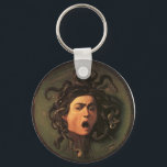 Caravaggio - Medusa - Classic Italian Artwork Keychain<br><div class="desc">Caravaggio - Medusa - Classic Italian Artwork .</div>