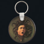 Caravaggio - Medusa - Classic Italian Artwork Keychain<br><div class="desc">Caravaggio - Medusa - Classic Italian Artwork .</div>