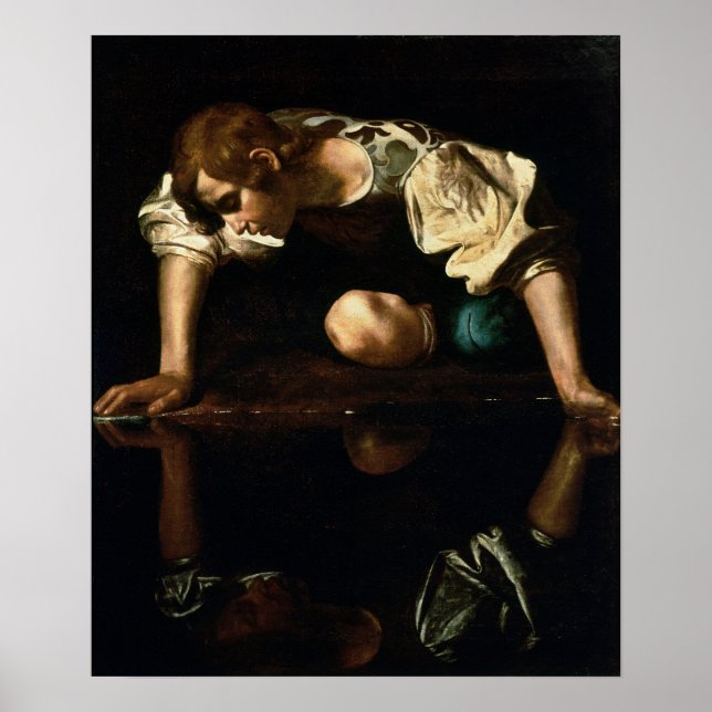Caravaggio - Narcissus 1599 Poster (Front)