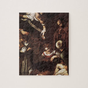 Caravaggio -Nativity with St Francis & St Lawrence Jigsaw Puzzle