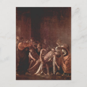 Caravaggio- Resurrection of Lazarus Postcard