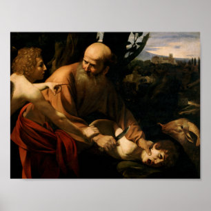 Caravaggio - Sacrifice of Isaac Poster